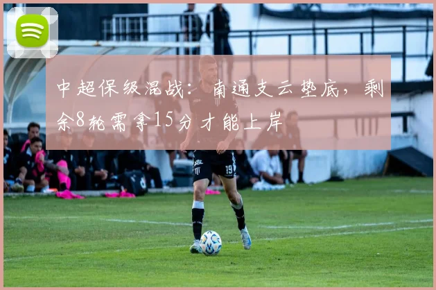 中超保级混战：南通支云垫底，剩余8轮需拿15分才能上岸