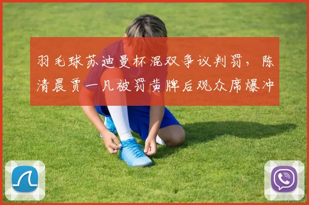 羽毛球苏迪曼杯混双争议判罚,陈清晨贾一凡被罚黄牌后观众席爆冲突